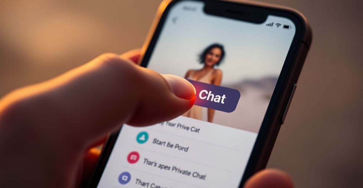 Comment accéder à un chat privé, étape par étape